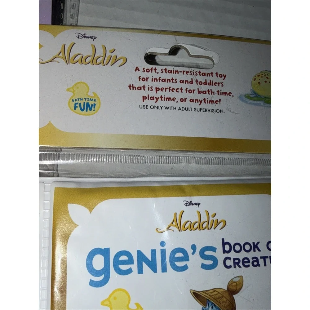 Sesame Street Bath Soft Infant Kid Educational Book Sesame Street & Aladdin‎
